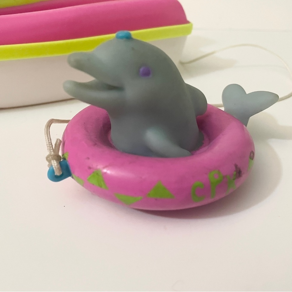 VTG 1997 Cabbage Patch Kids Splash n Fun Jet Ski Wave Cruiser & Dolphin - Picture 3 of 16